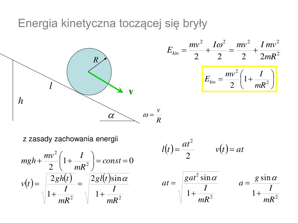 Energia Kinetyczna Wzór Jednostka PPT - (7) Ruch obrotowy PowerPoint Presentation, free download - ID:4729197