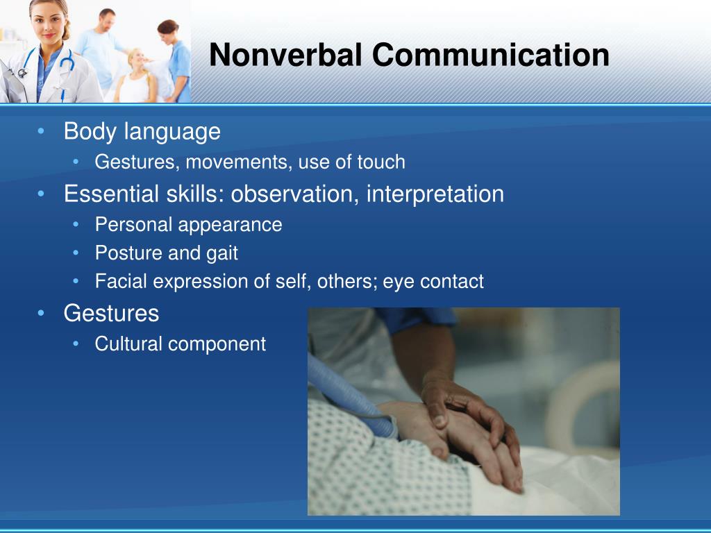 nonverbal communication nursing thesis