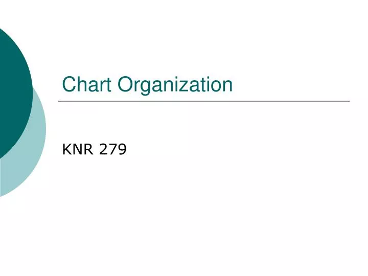 chart organization n.