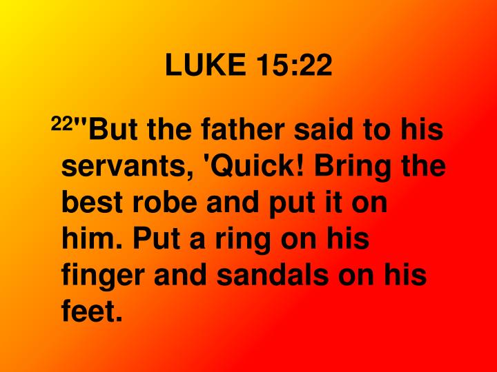 PPT - WHAT IS GOD LIKE? LUKE 15:11-24 PowerPoint Presentation - ID:4731253