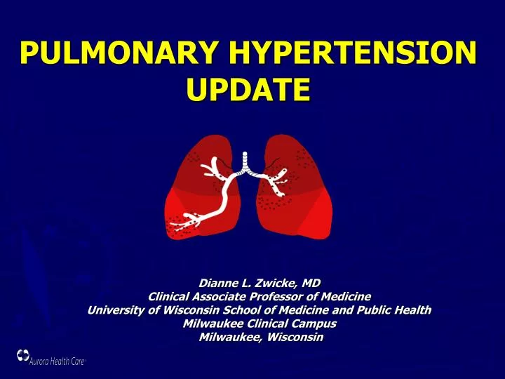 pulmonary hypertension update n.