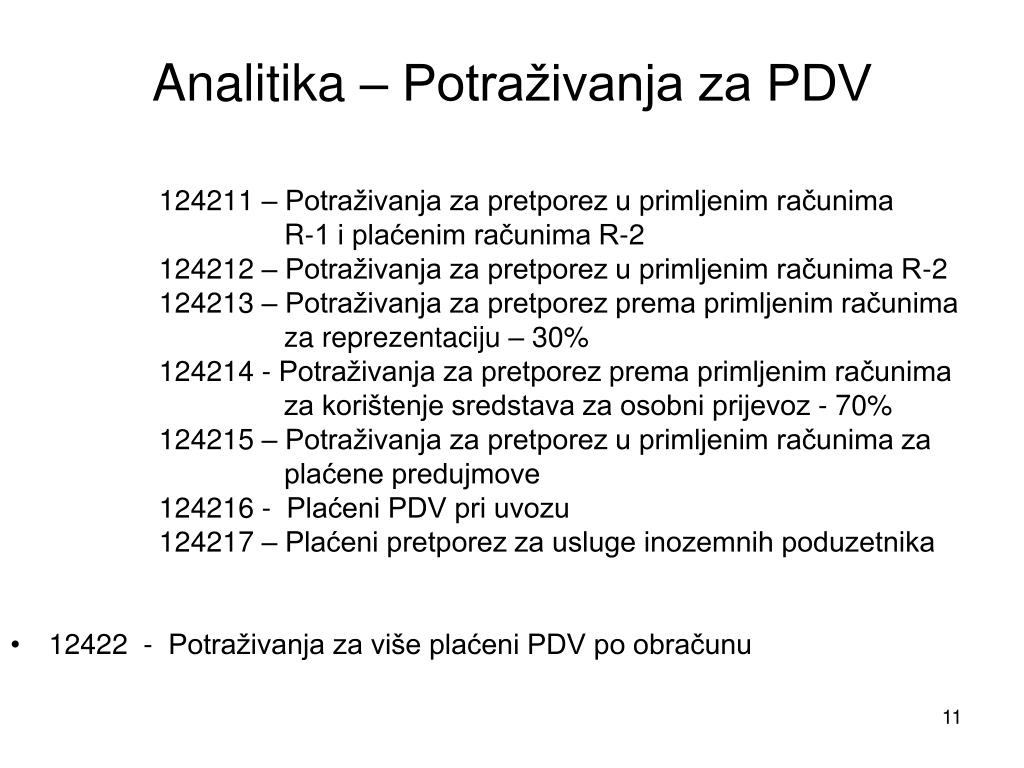 PPT - RAČUNOVODSTVENE PRIPREME ZA KONAČNI OBRAČUN PDV-A PRORAČUNSKIH ...
