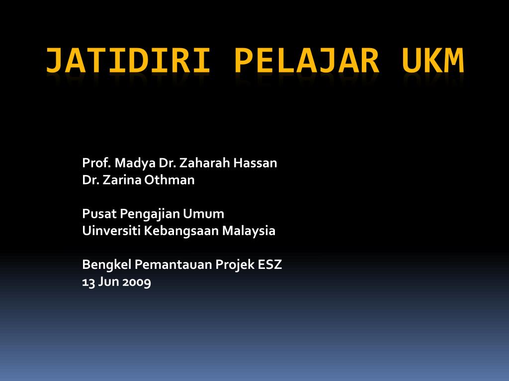 Ppt Jatidiri Pelajar Ukm Powerpoint Presentation Free Download Id 4732889