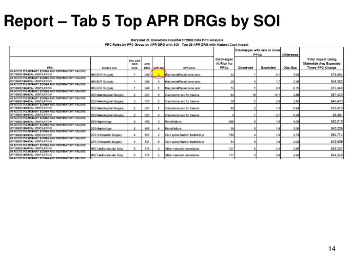 PPT MHAC Review Impact Drill Down Reports PowerPoint