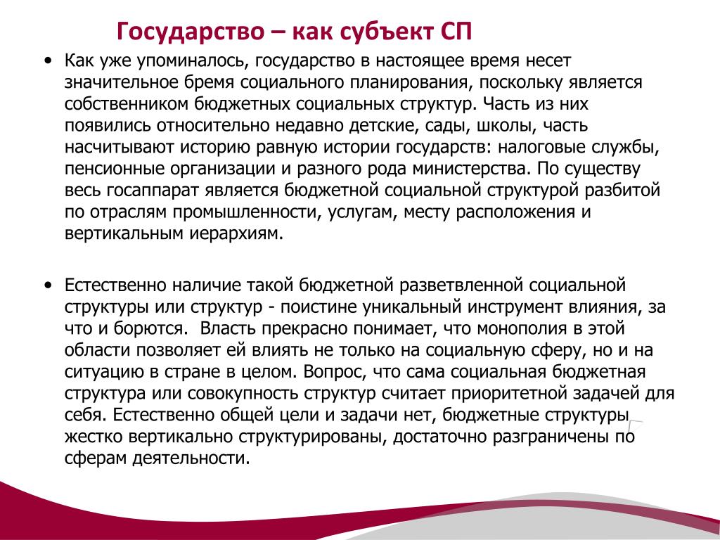 В каких упомянутых государствах. Субъекты СП.