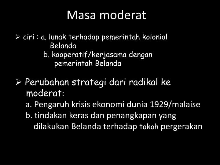 PPT - Masyarakat Indonesia Masa Pergerakan Nasional 