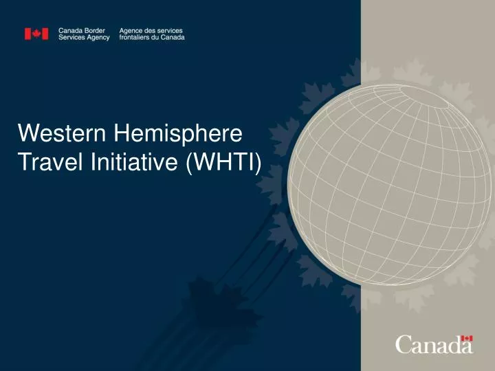 western hemisphere travel initiative (whti) compliant document