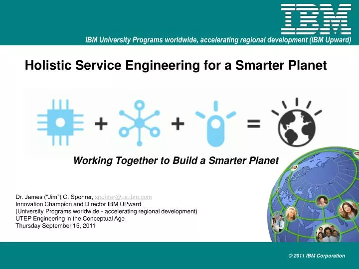 holistic service engineering for a smarter planet n.