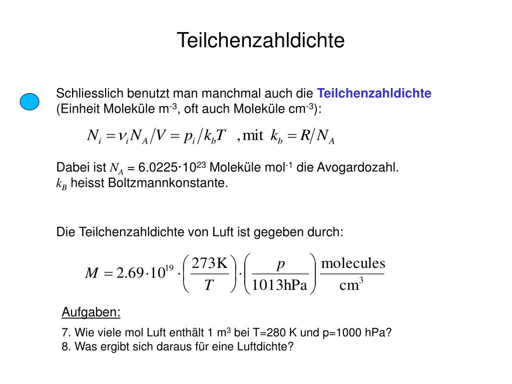 PPT - Chemie in der Atmosphäre PowerPoint Presentation, free download -  ID:4737232