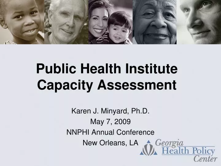 public health institute capacity assessment n.