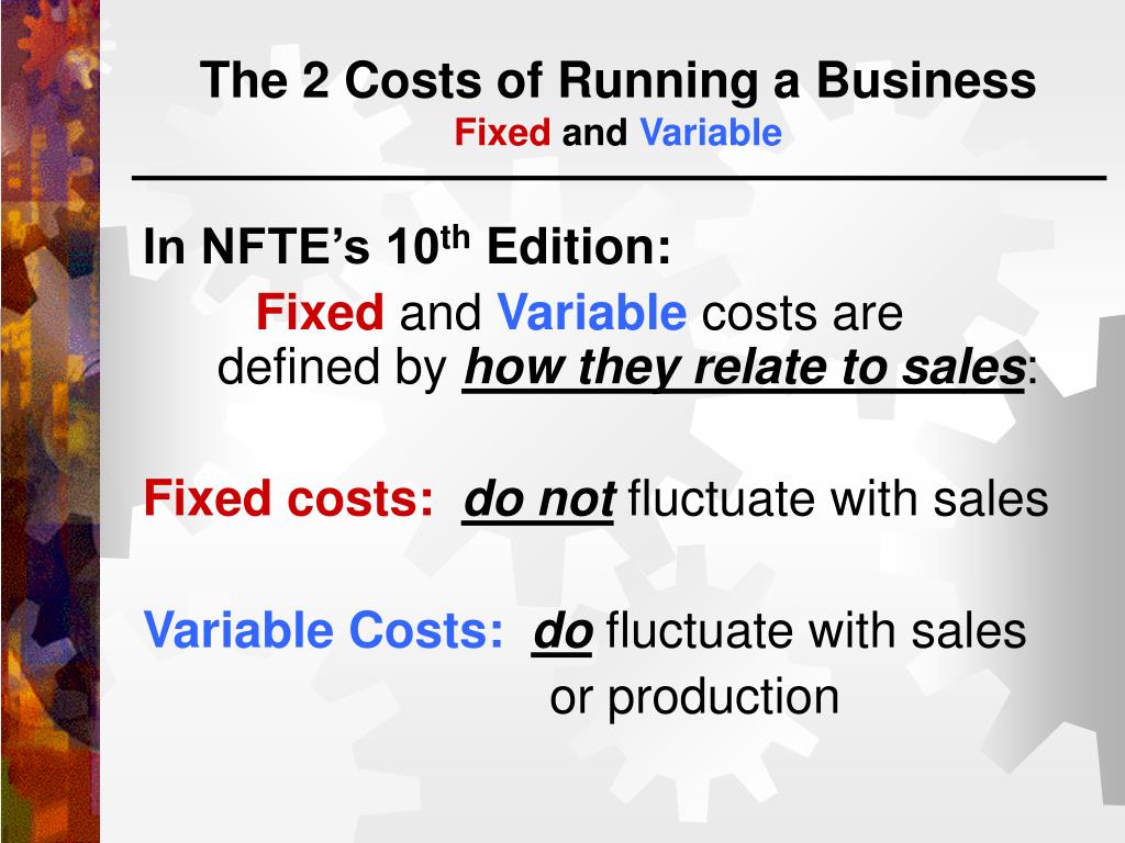 PPT Starting and Running a Business Introduction to the Financials
