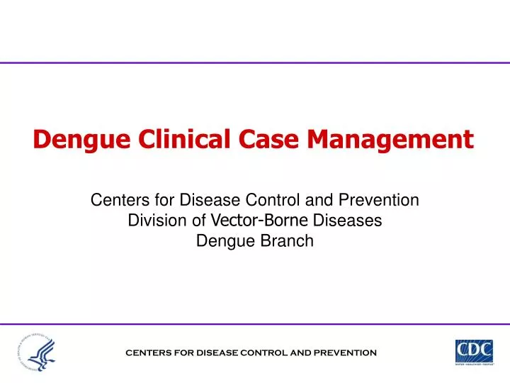 dengue clinical case management n.