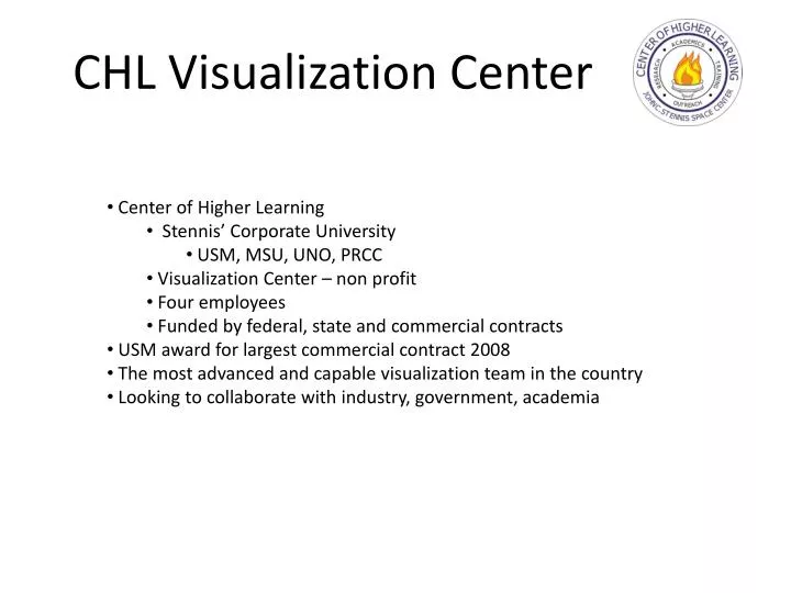 chl visualization center n.