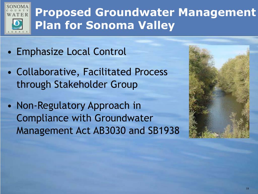 PPT Sonoma Valley Groundwater Management Planning PowerPoint