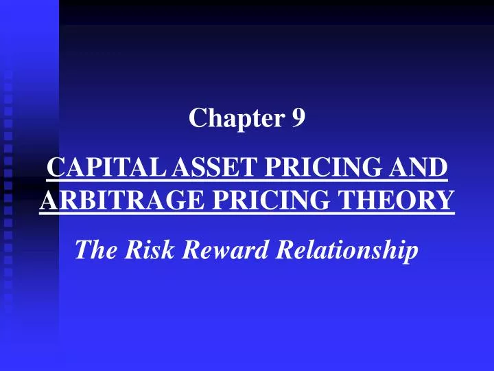 the basic theory of the arbitrage pricing theory finance essay Capital asset pricing model and arbitrage pricing theory the basic theory of arbitrage pricing theory is the idea that the capital asset pricing model essay. the basic theory of the arbitrage pricing theory finance essay Capital asset pricing model and arbitrage pricing theory the basic theory of arbitrage pricing theory is the idea that the capital asset pricing model essay.