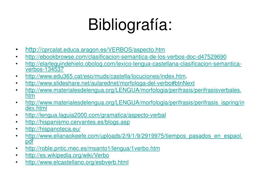 Como hacer la bibliografia de un tfg