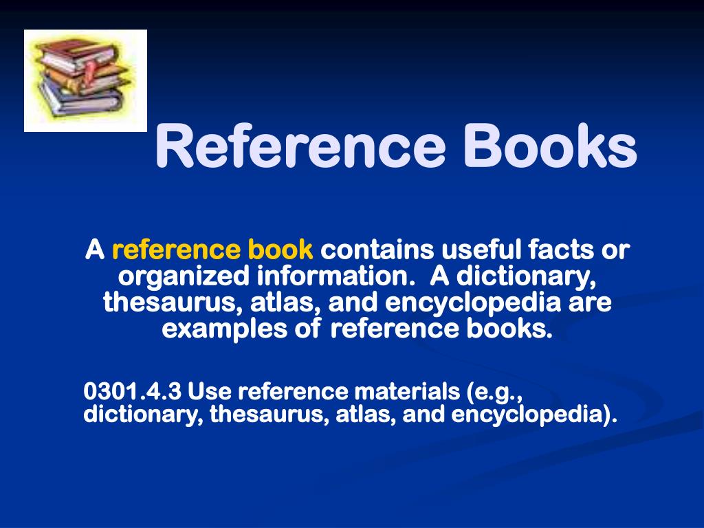 reference book definition in education