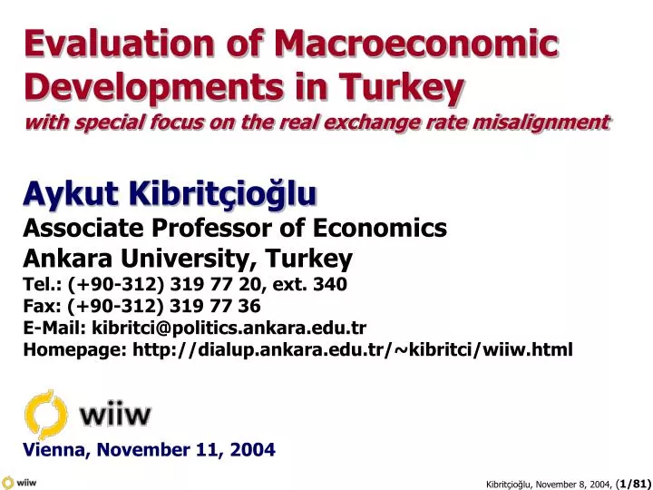 macroeconomic performance of turkey Interest rates, exchange rates and macroeconomic performance showed the presence of causality running one-way from interest rates to exchange rates in turkey. macroeconomic performance of turkey Interest rates, exchange rates and macroeconomic performance showed the presence of causality running one-way from interest rates to exchange rates in turkey.
