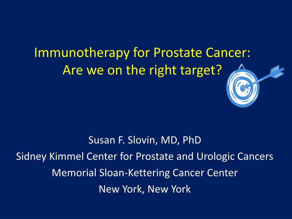 PPT Immunotherapy for Prostate Cancer Are we on the