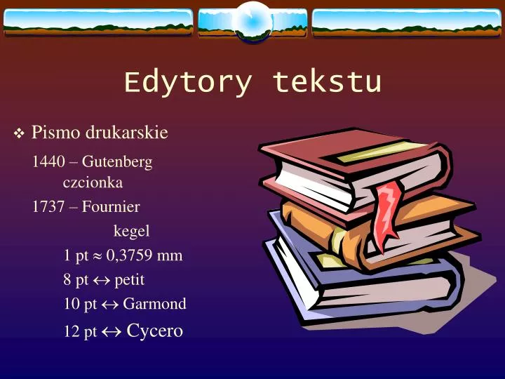 PPT - Edytory tekstu PowerPoint Presentation, free download - ID:4747610