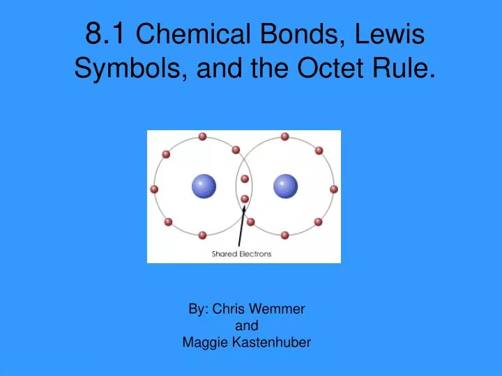 8 1 chemical bonds lewis symbols and the octet rule n.