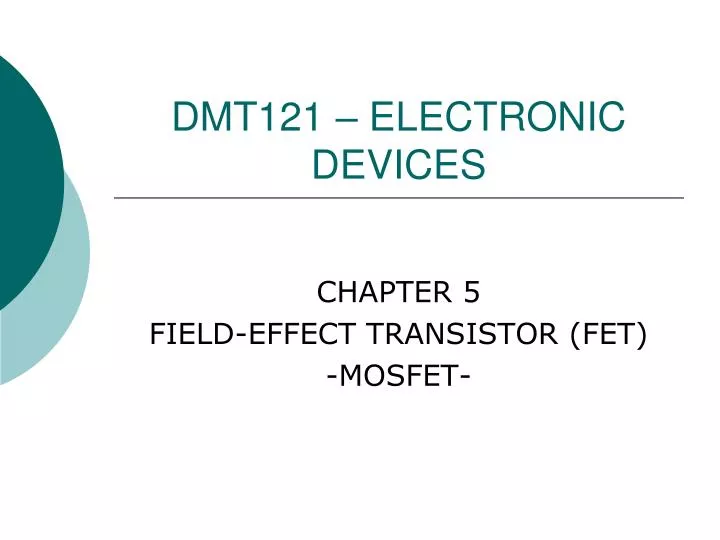 dmt121 electronic devices n.