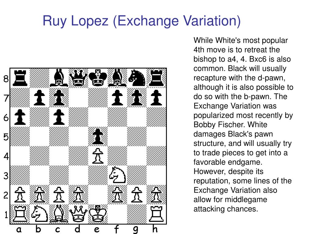 How to Play The Ruy Lopez Exchange Variation 