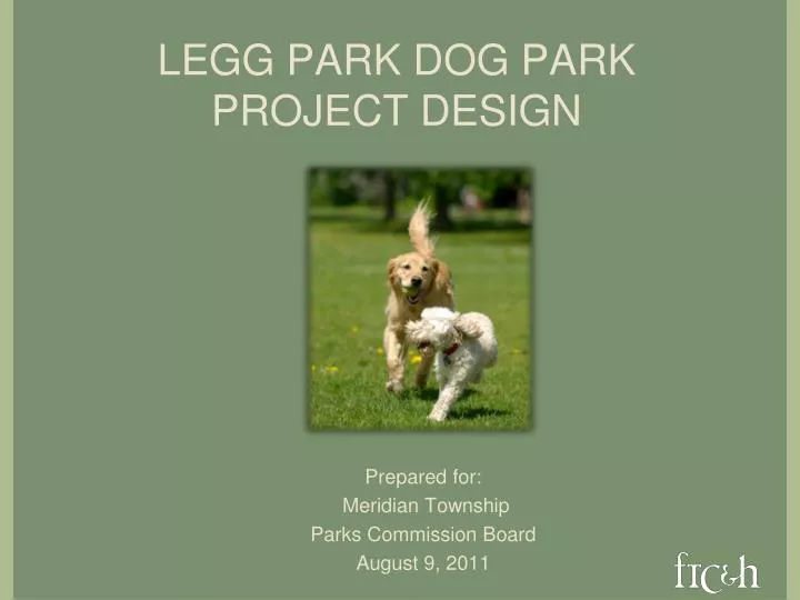legg park dog park project design n.