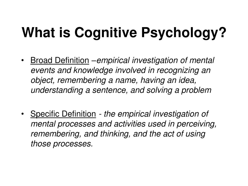 dissertation topics on cognitive psychology