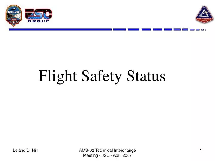 flight safety status n.