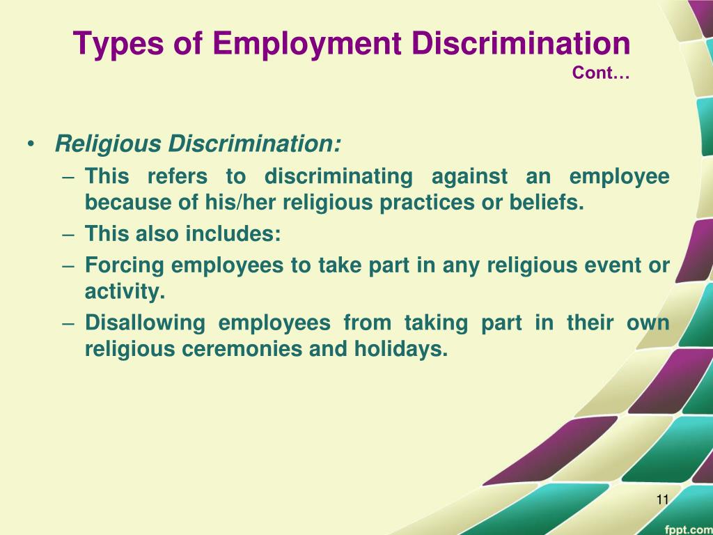 Ppt Discrimination And Favoritism Disrupting Business Ethics