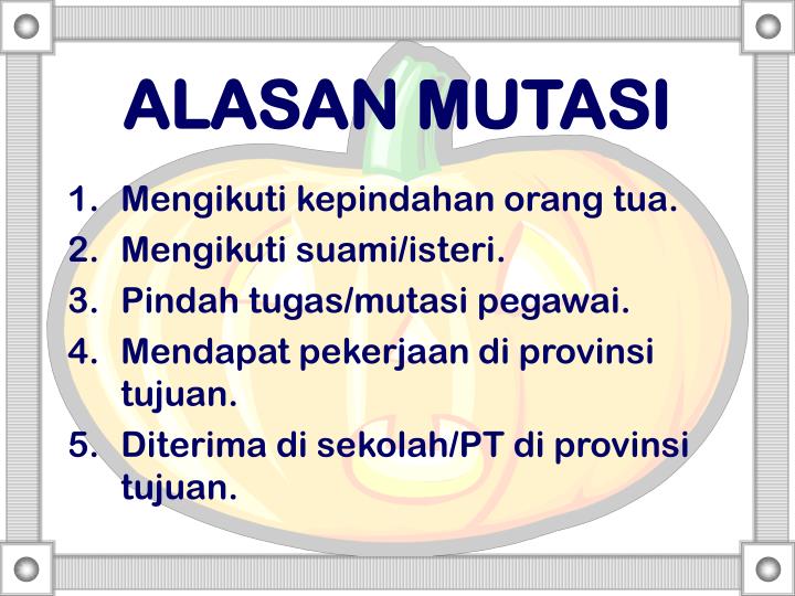 PPT - MUTASI ATLET PowerPoint Presentation - ID:4750613