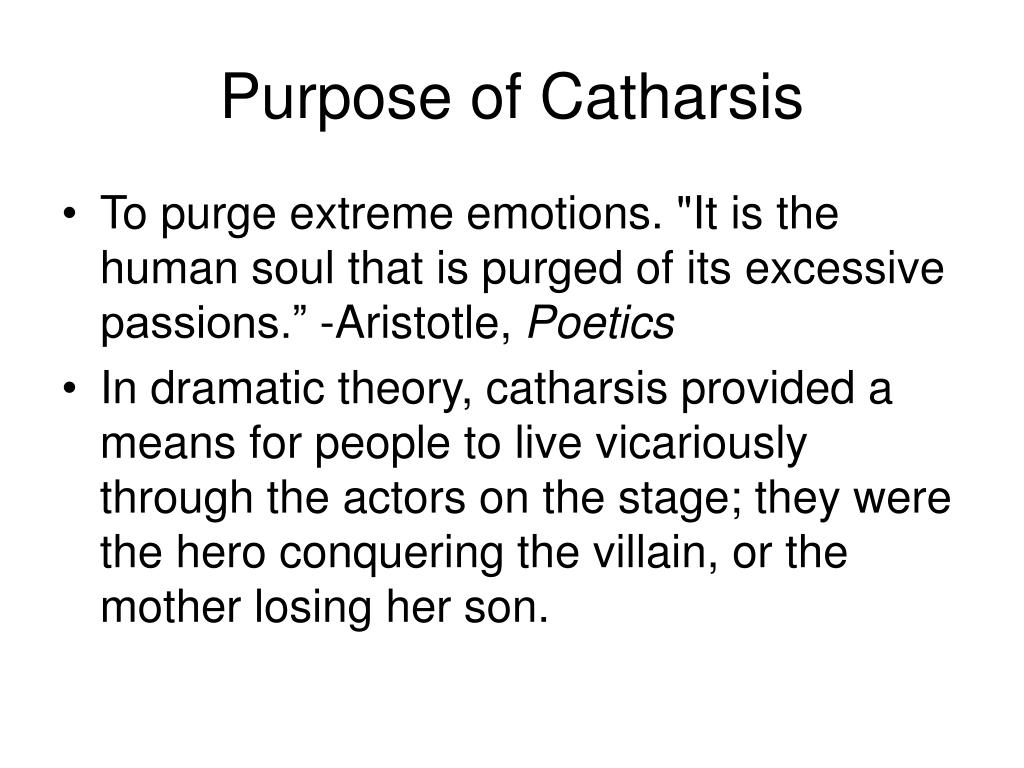 catharsis hypothesis in psychology