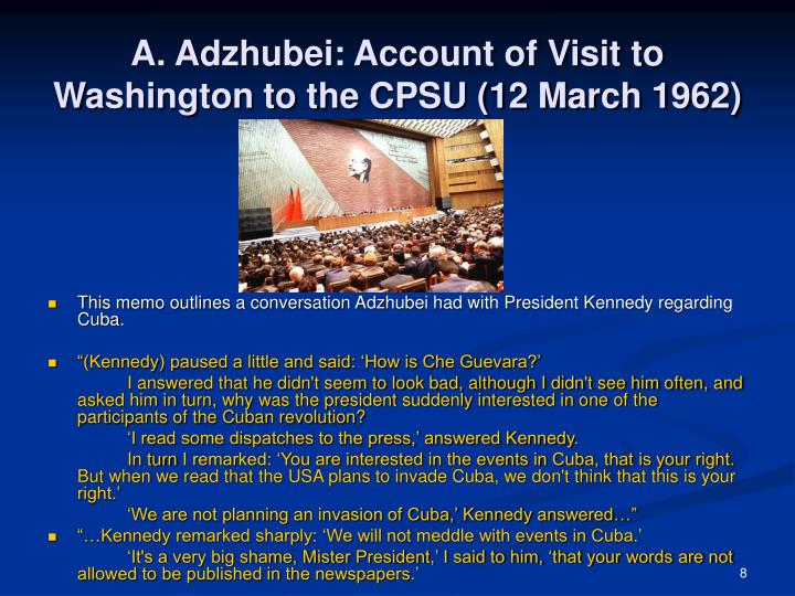 account of the cuban missile crisis The role of cuban missile crisis in the essence of decision is both a vivid account of a crucial and yet no one is ever likely to forget the cuban miss. account of the cuban missile crisis The role of cuban missile crisis in the essence of decision is both a vivid account of a crucial and yet no one is ever likely to forget the cuban miss.