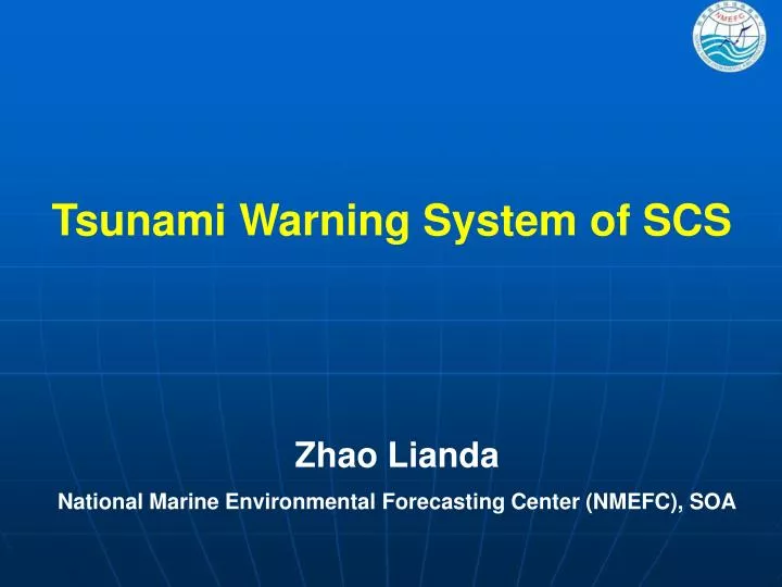 tsunami warning system of scs n.