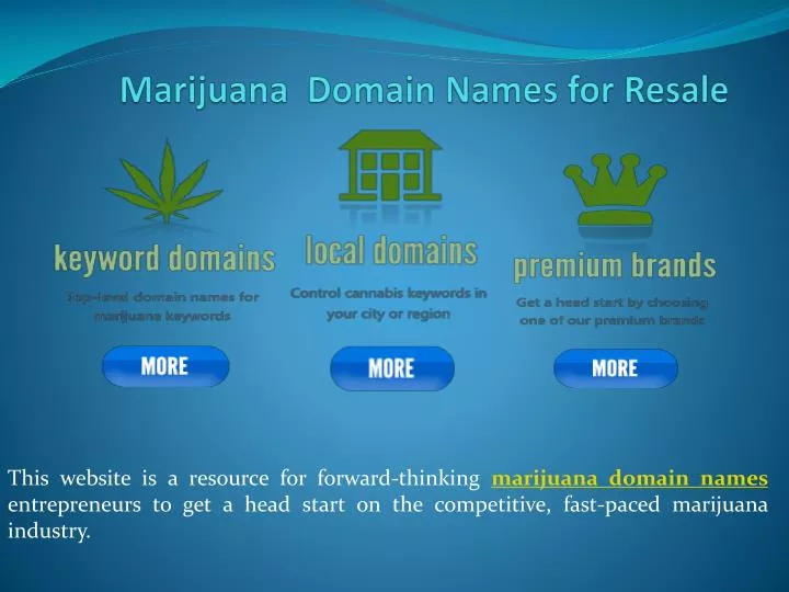 marijuana d omain names for resale n.