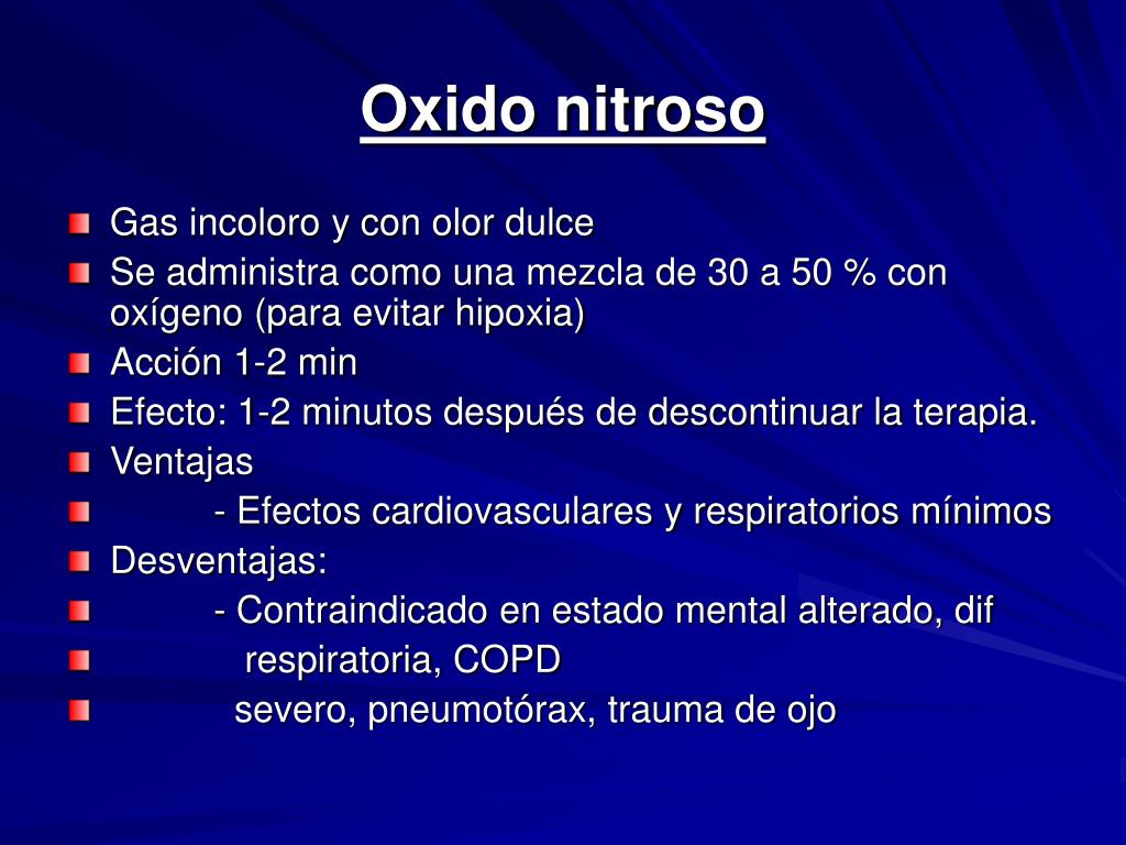 Pros y contras del óxido nitroso – Blog de Anestesiólogos
