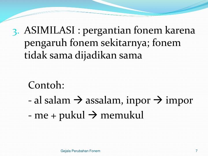 Contoh Asimilasi Fonem - Simak Gambar Berikut