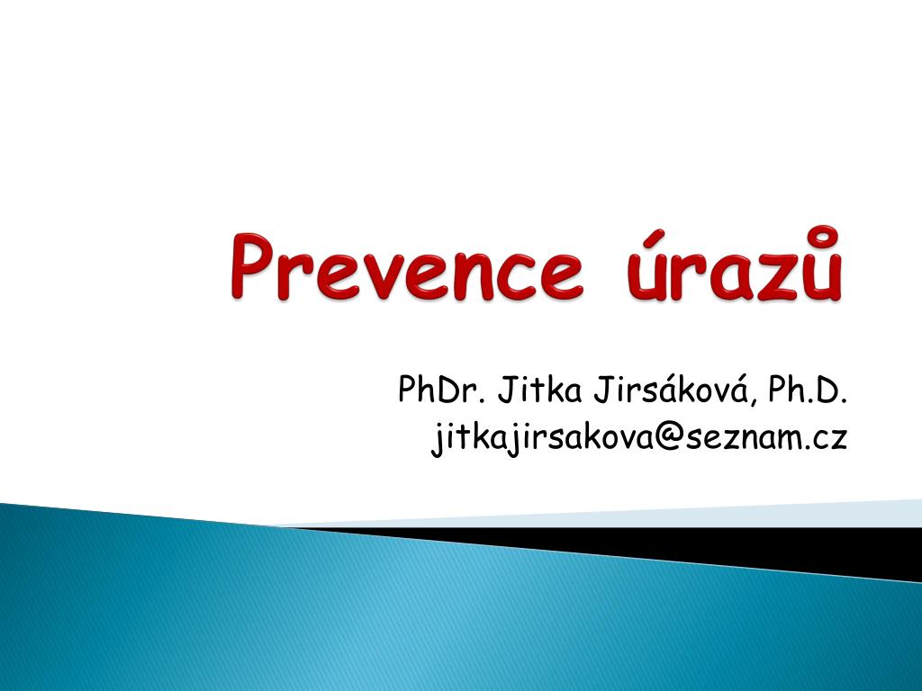 PPT - Prevence úrazů PowerPoint Presentation, free download - ID:4758205