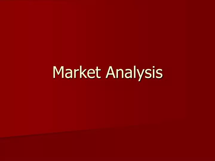 market analysis n.