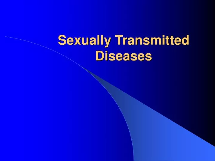 sexually transmitted diseases n.
