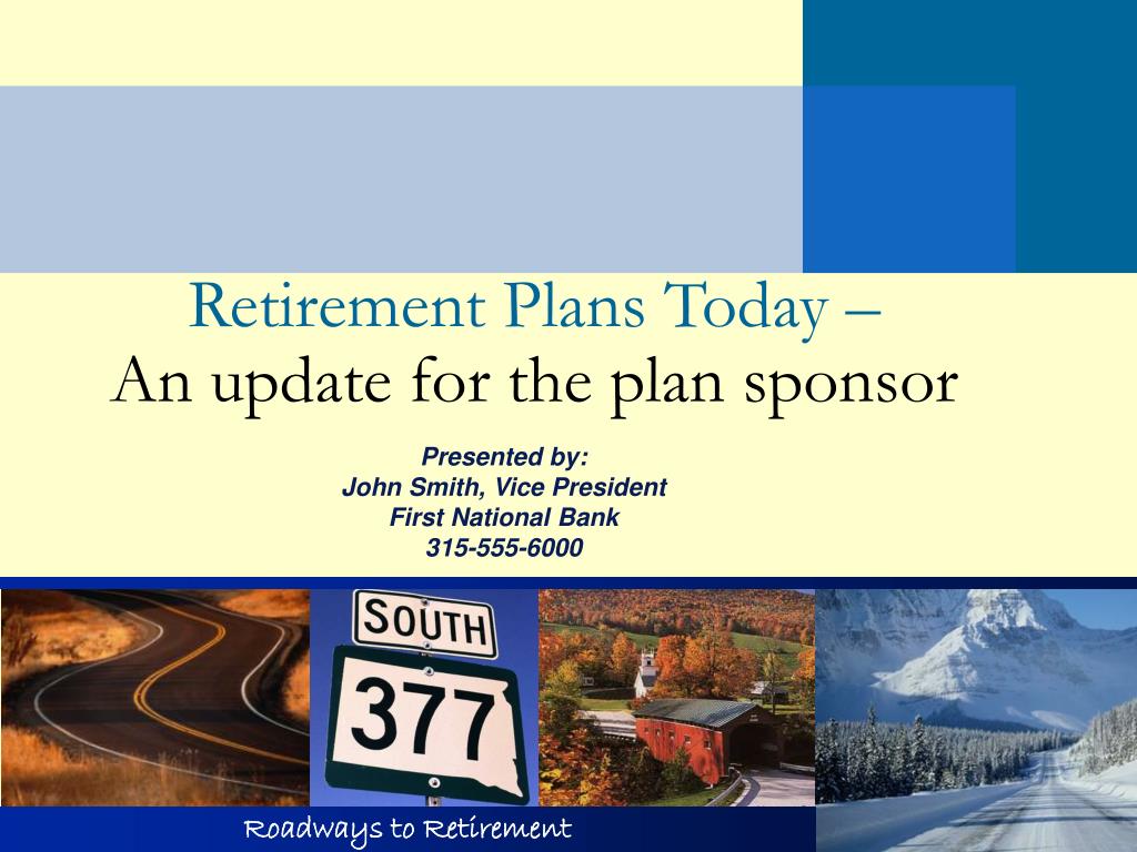 ppt retirement plans today