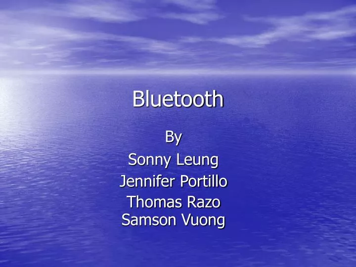 bluetooth n.