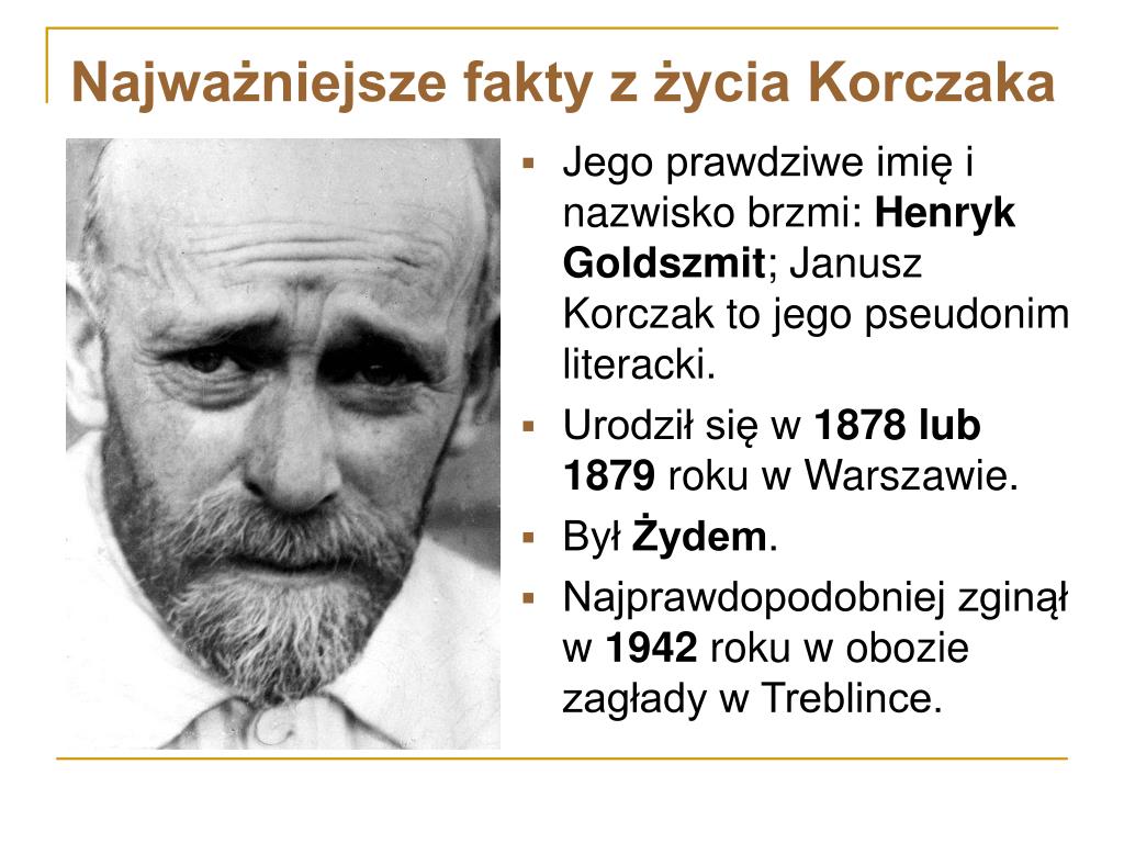 Notatka Na Temat Janusza Korczaka PPT - JANUSZ KORCZAK PowerPoint Presentation, free download - ID:4760247