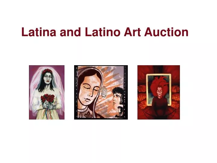 latina and latino art auction n.