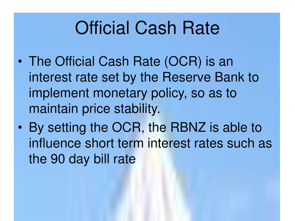 Official Rates PPT - The Money Market & Monetary Policy PowerPoint Presentation, free ...