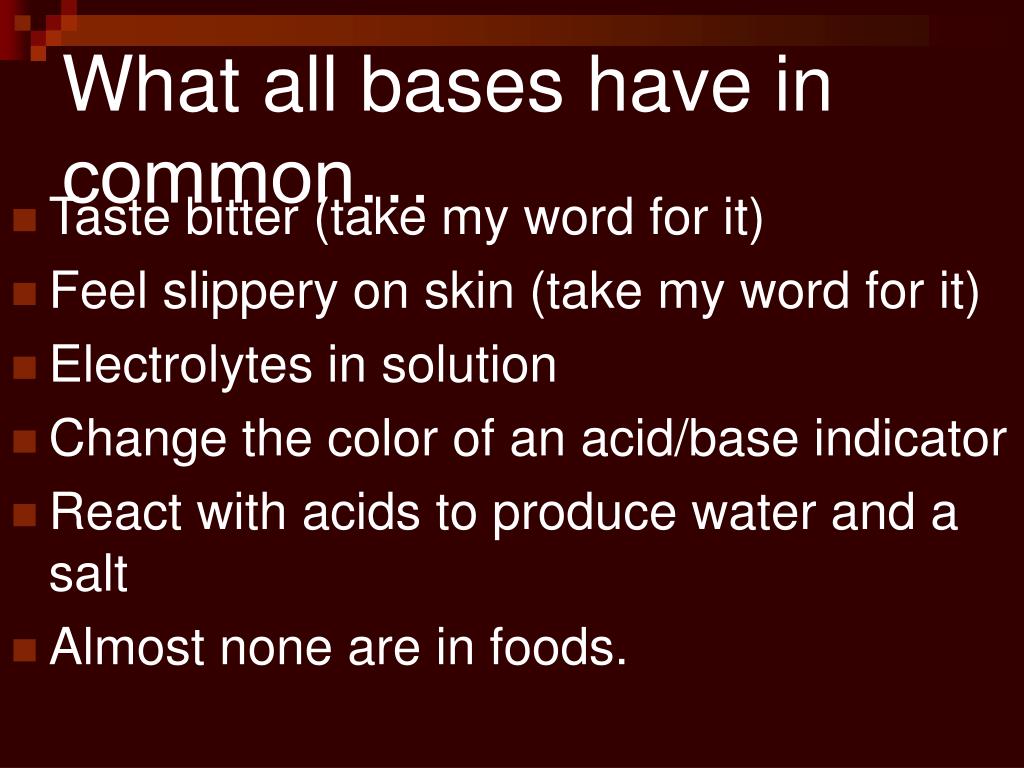 PPT Acids and Bases PowerPoint Presentation, free download ID4763531