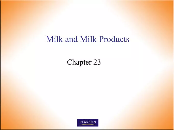 milk and milk products n.