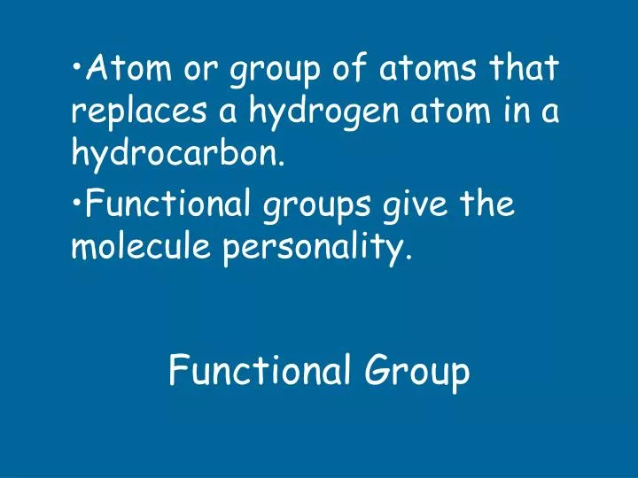 functional group n.
