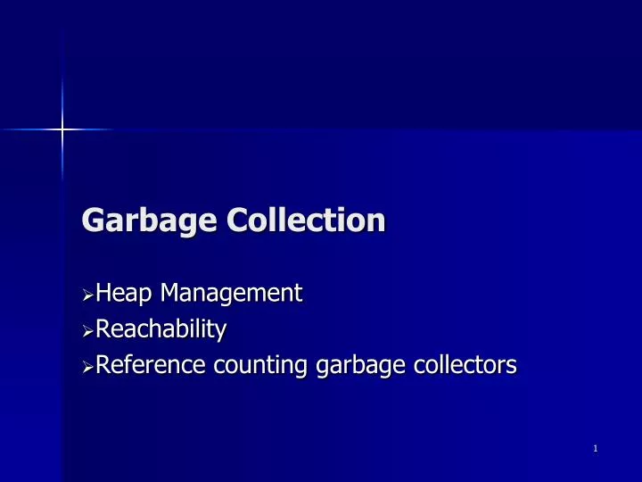 garbage collection n.